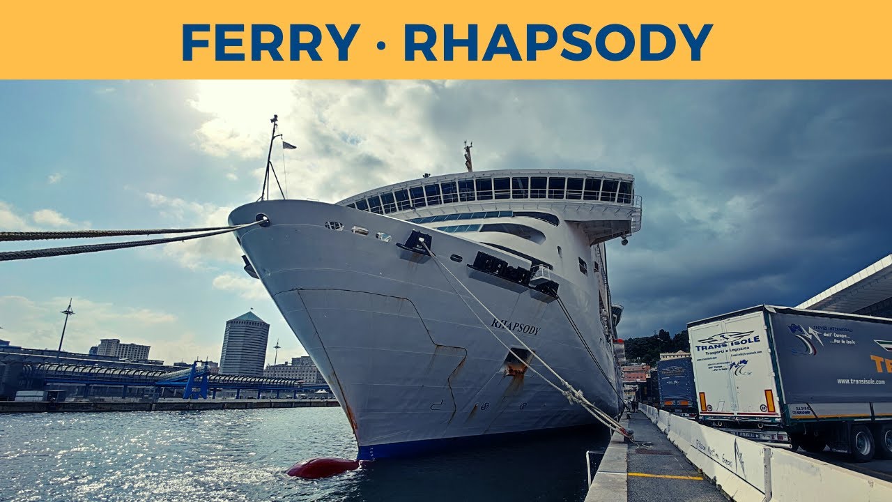 Passage on ferry RHAPSODY, Genova - Porto Torres (GNV)