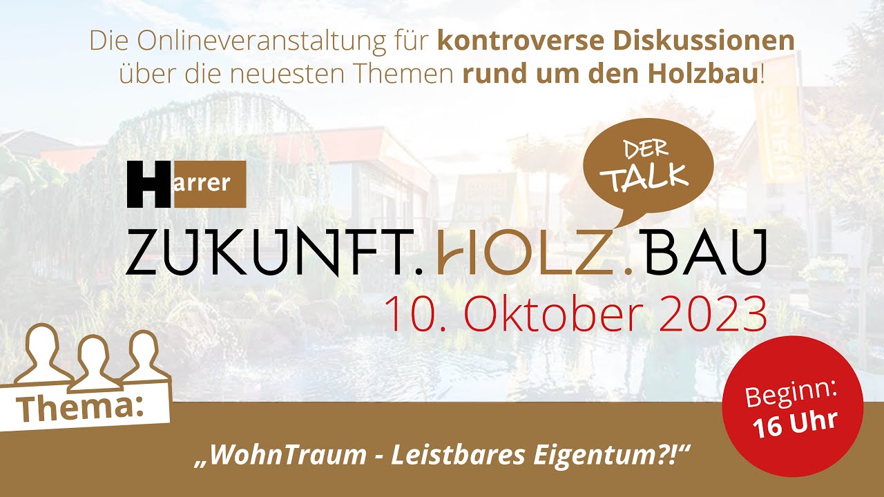 Zukunft.Holz.Bau. - Der Talk: 