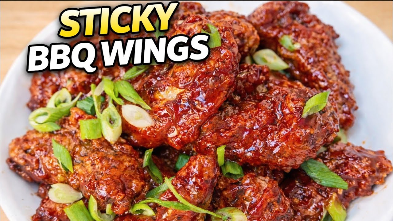 He Asked for BBQ  Chicken Wings Again… I Didn’t Disappoint! 😋