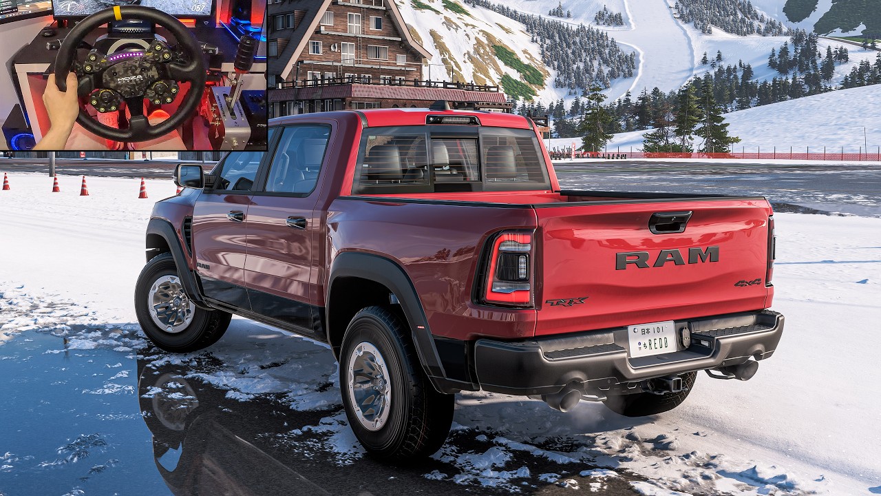 Ram 1500 TRX Gameplay - Forza Horizon 6 | Moza R16