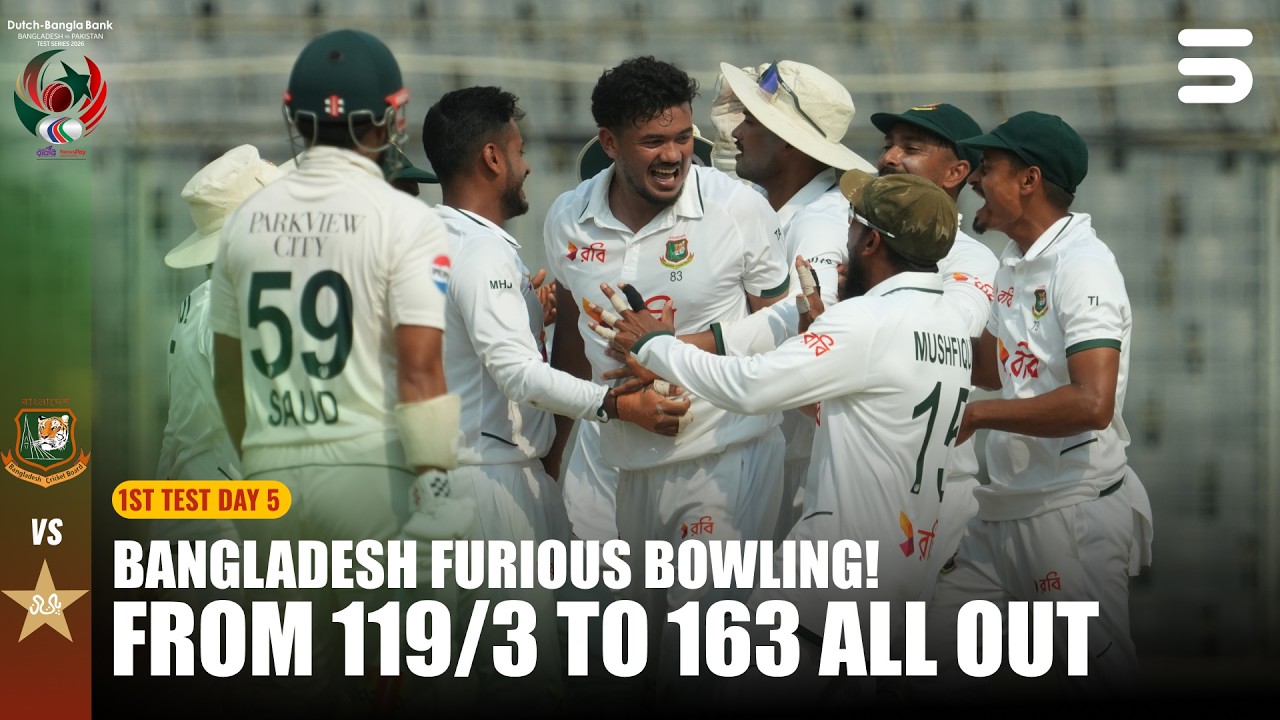 Aggressive Bowling from Bangladesh Day 5 | Bangladesh vs Pakistan | 1st Test | M9I1T