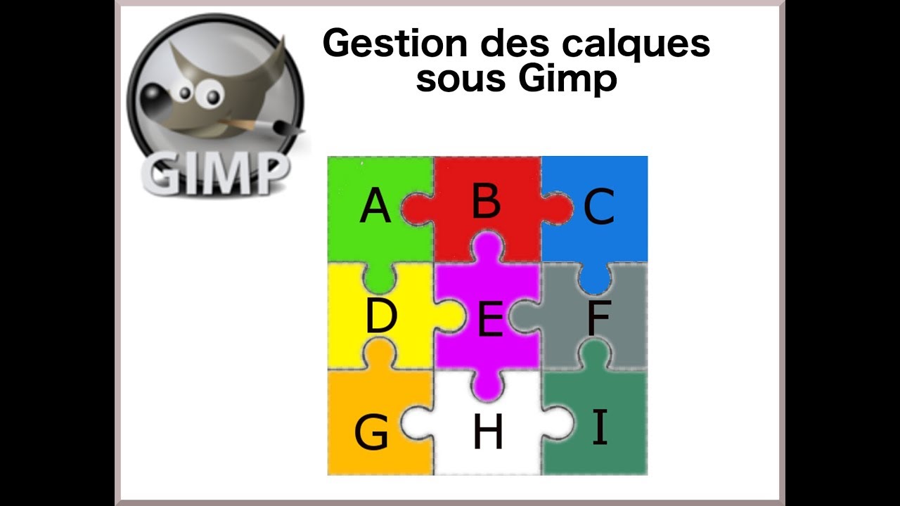 Gimp - 13 - Calque / Layer