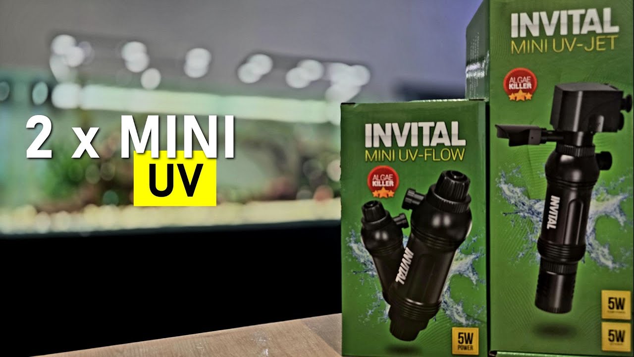 Invital UV Flow i Jet - mini lampy UV