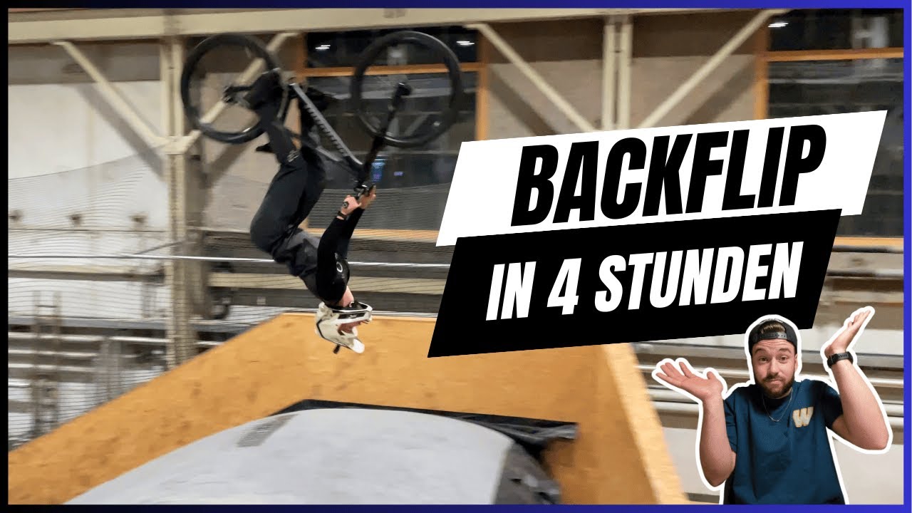 Schaffe ich einen BACKFLIP in 4 Stunden zu lernen? | Skillspark Winterthur | Aaron Joos