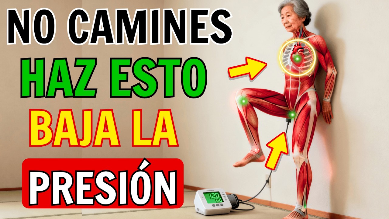 Solo el 1% de Mayores de 60 Conoce Estos 4 Ejercicios para BAJAR LA PRESIÓN ARTERIAL en Casa