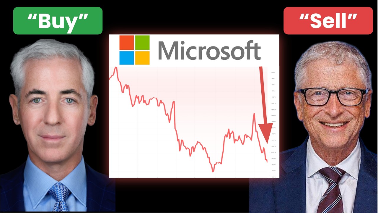 Акман ПОКУПАЕТ. Фонд Гейтса ПРОДАЕТ. Кто прав насчет акций Microsoft?