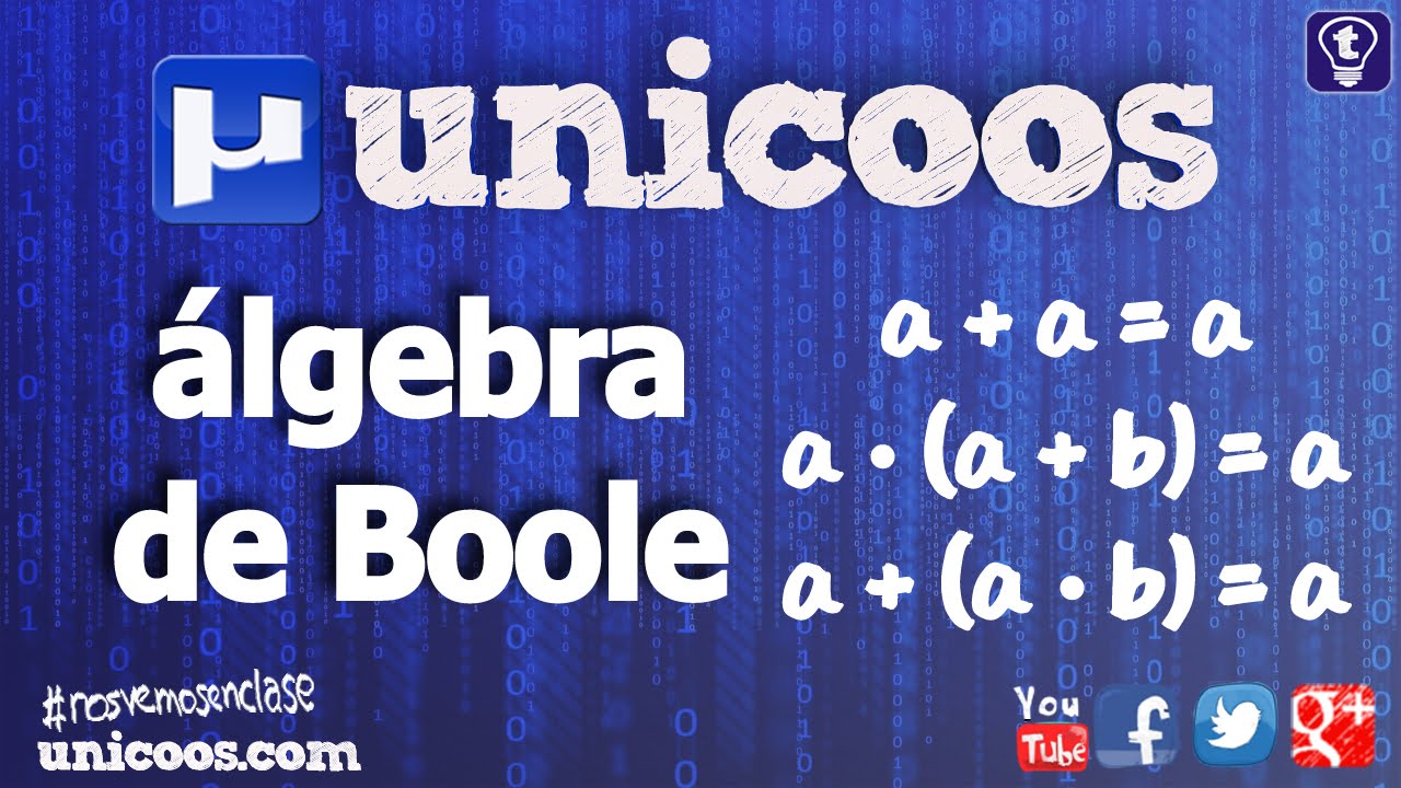 Algebra booleana - Expresion canonica 01 - unicoos tecnología