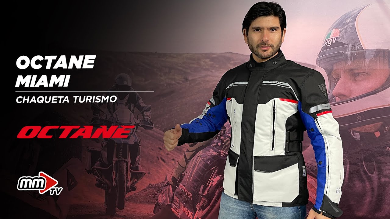 Chaqueta touring 4 estaciones OCTANE MIAMI disponible en motomundi.cl