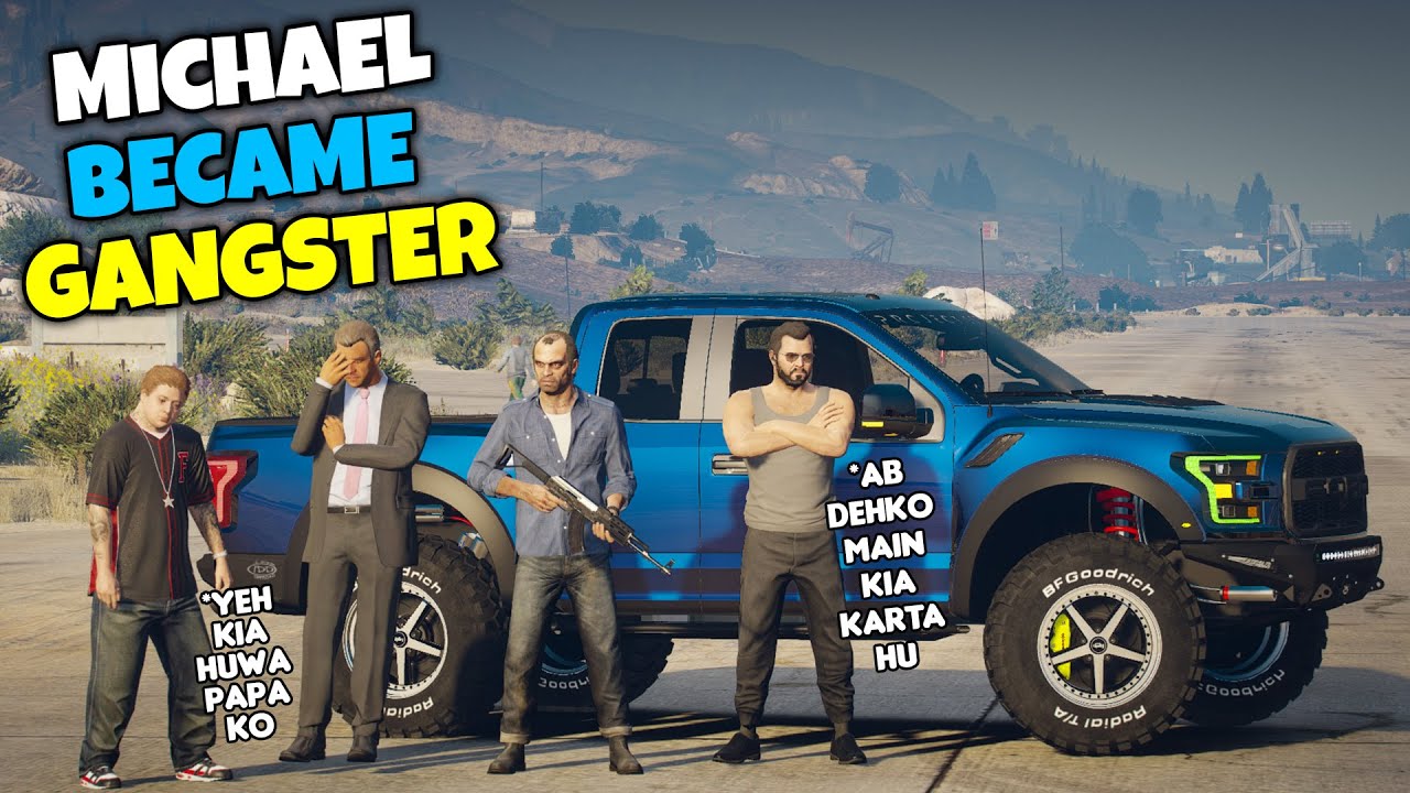 GTA 5 Pakistan | Michael Became Gangster | DADA ABU And Jimmy Shocked | Ford Raptor F150 | Urdu