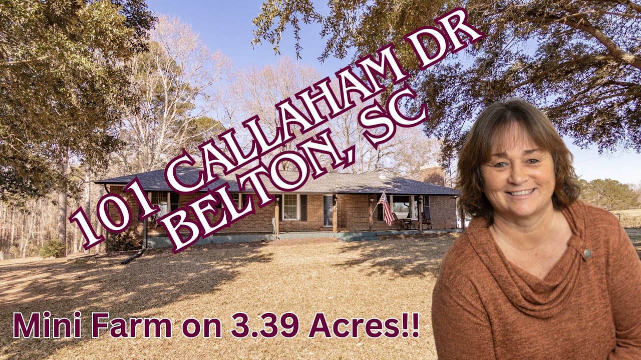 Mini Farm For Sale with 3.39 acres in Belton SC