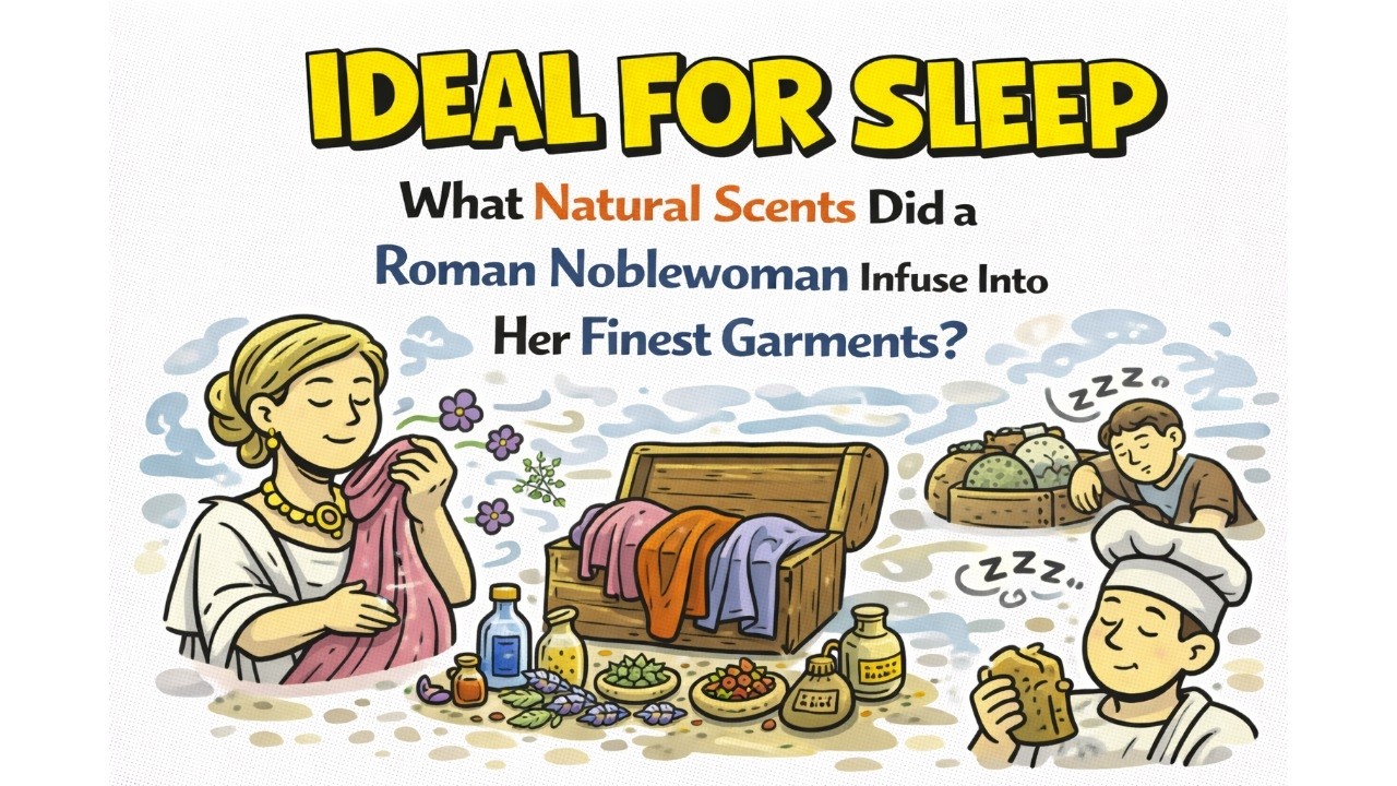 The Sleepy Historian | What Natural Scents Did a Roman Noblewoman Infuse Into Her Finest Garments?