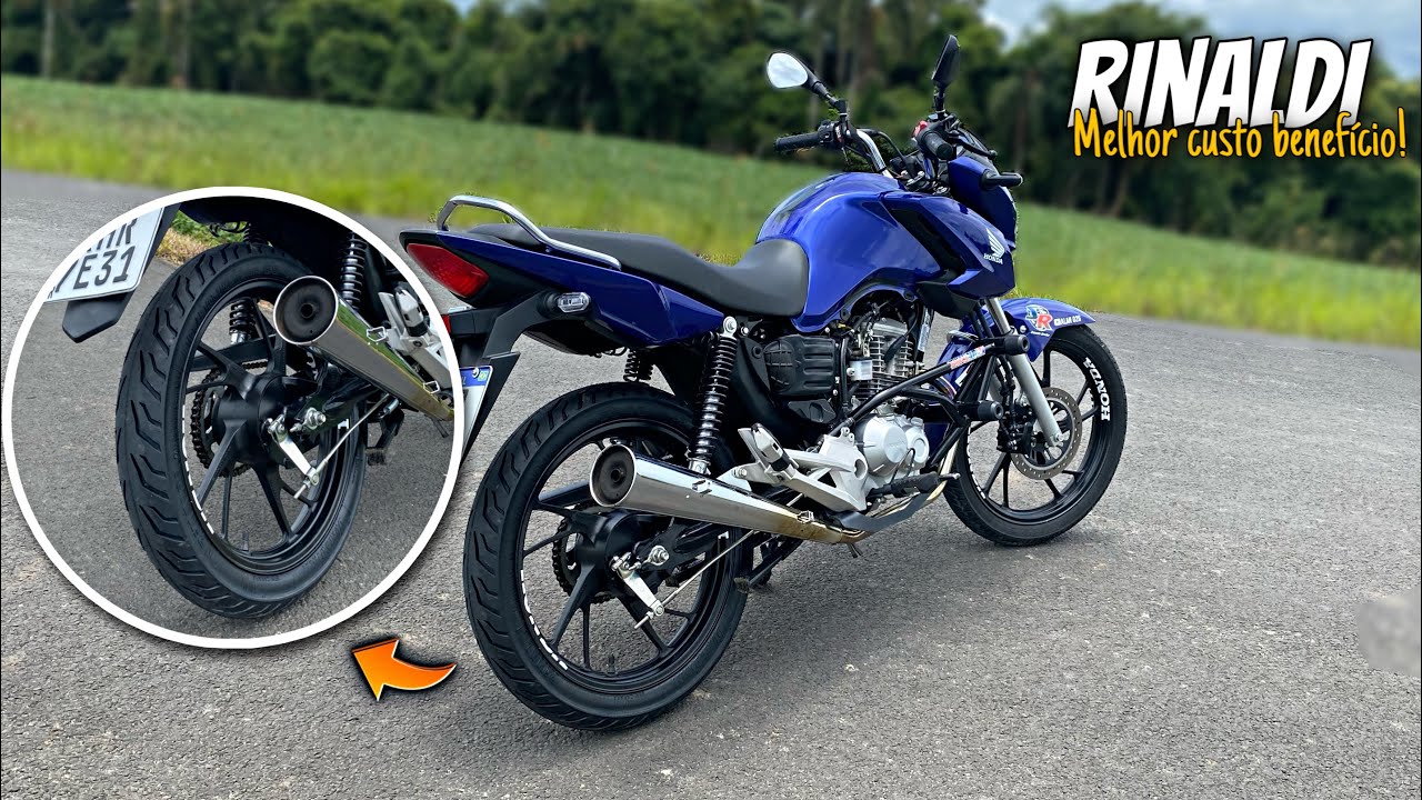 RINALDI SS48 SEM CÂMERA O MELHOR PNEU PRA SUA 160 *minha opinião*