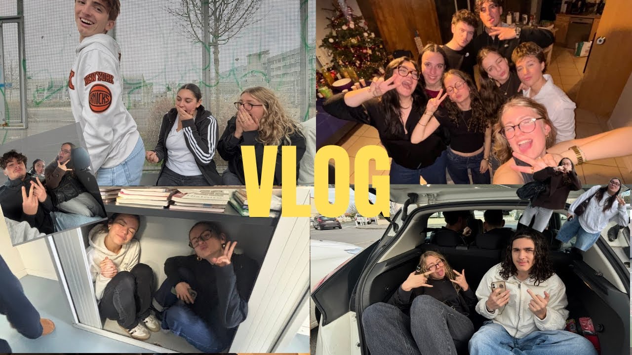 Vlog-dernières semaine avant les vacances 