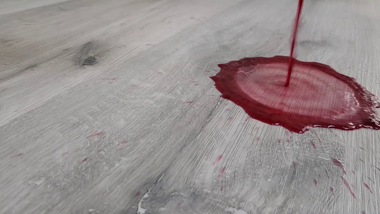 SPC Flooring Review - The Red Wine Challenge