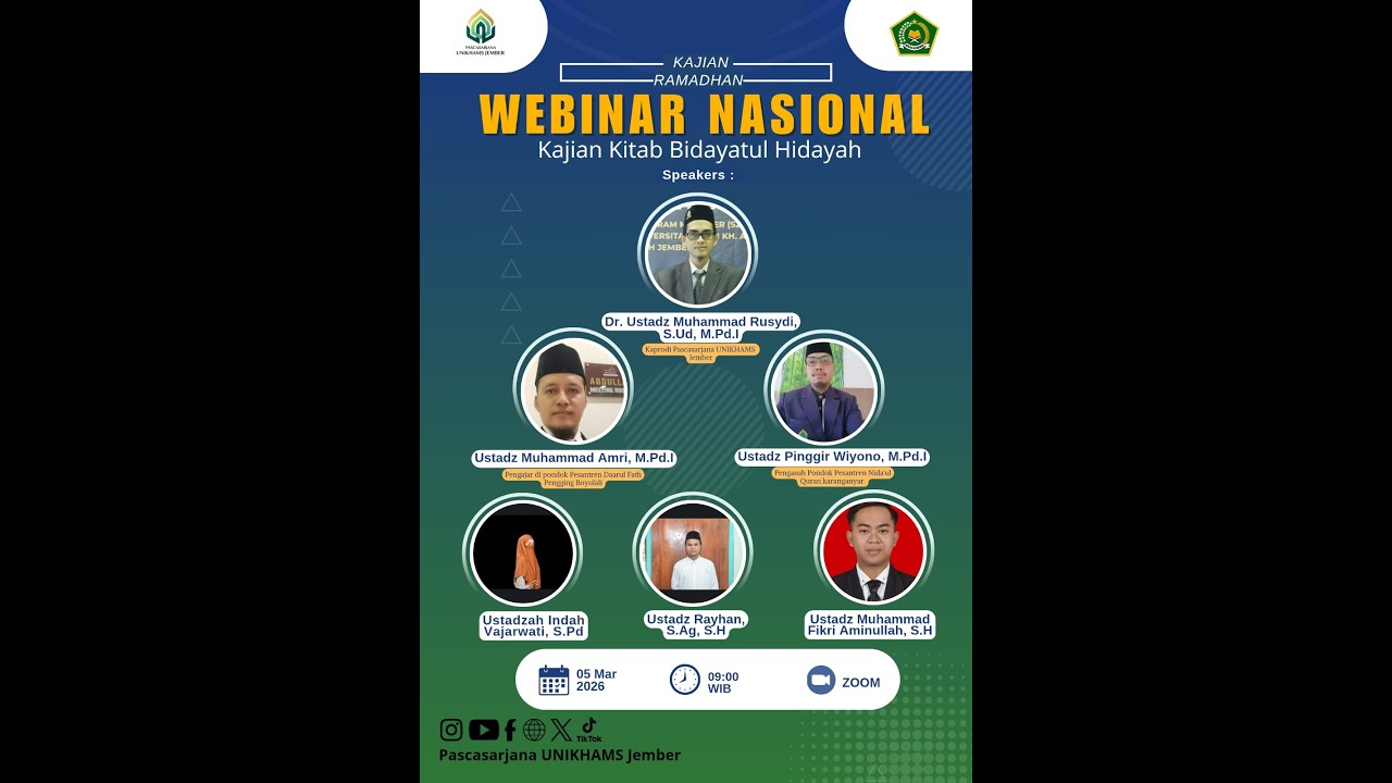 14 Kajian Tasawuf Ramadan S2 UNIKHAMS | Pertemuan XIV -  Menjaga Hati