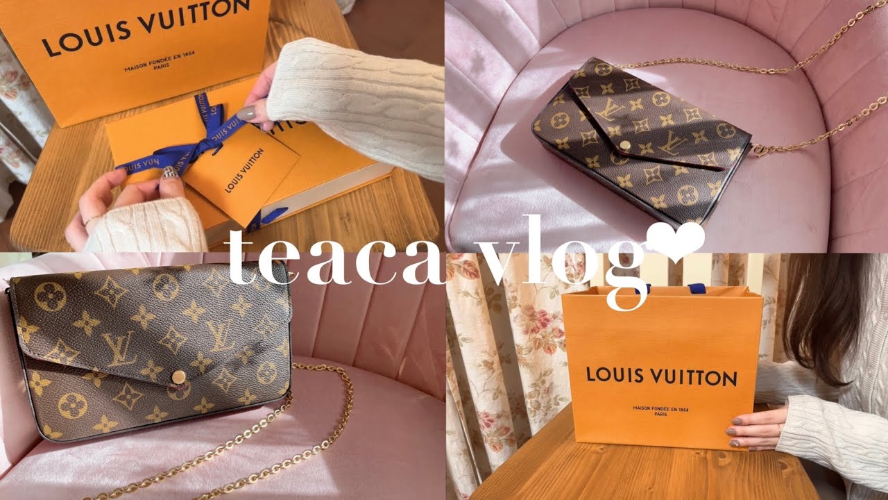 【vlog】アラサー独身OL はじめてのLOUIS VUITTONでのお買い物🧡LUNASOL,LAURENHI,DHOLIC購入品紹介🎁🪄