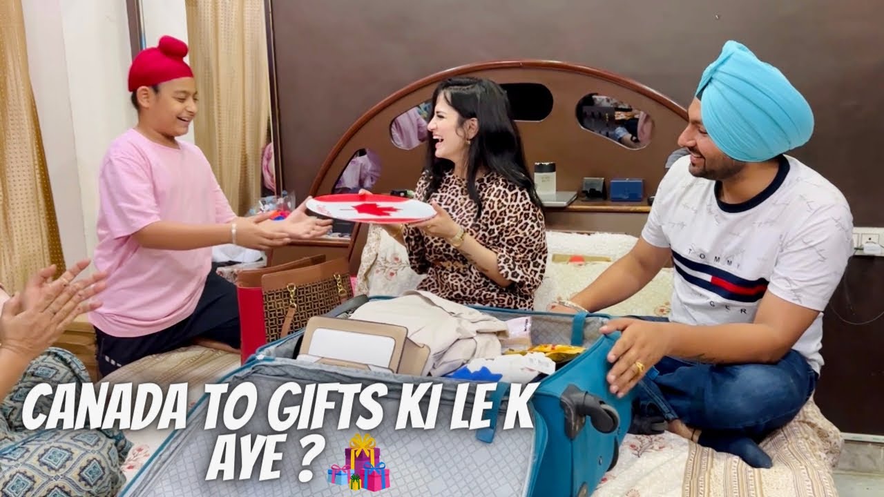 Canada ton Family lyi ki Gifts le k aye😍 || Gifts for Family 🎁 || ​⁠@JassArsh