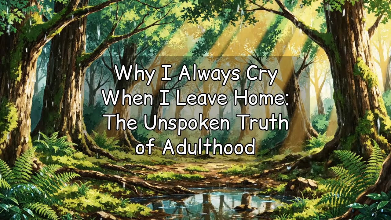 Why I Always Cry When I Leave Home: The Unspoken Truth of Adulthood