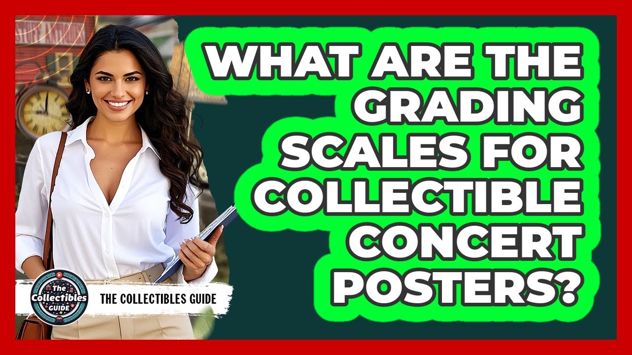 What Are The Grading Scales For Collectible Concert Posters? - The Collectibles Guide