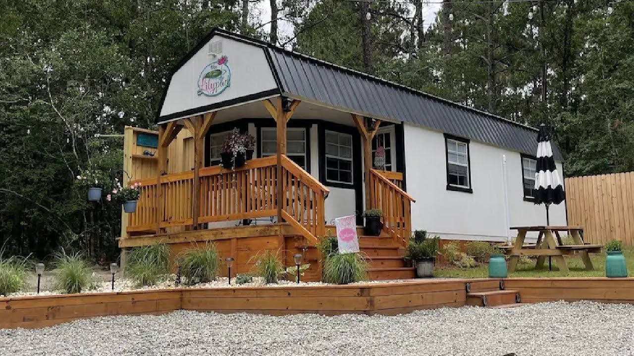 The Most Beautiful Lily Pad Secluded Tiny Home in NC