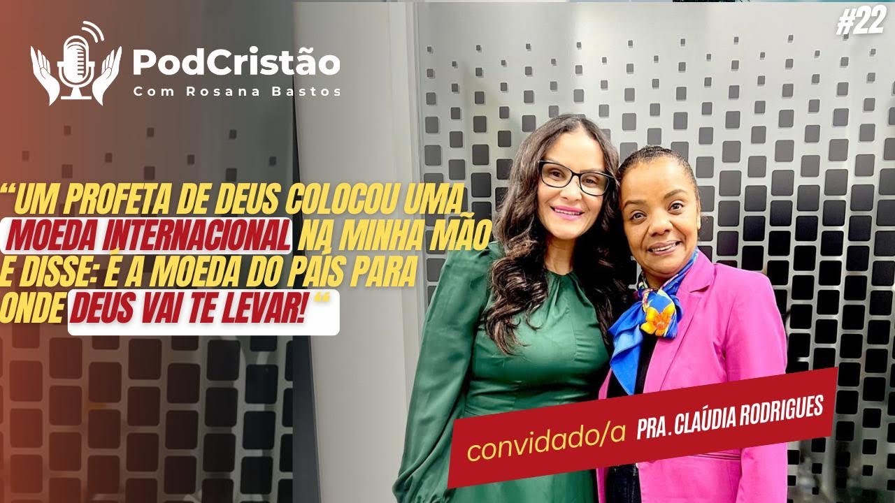 TESTEMUNHO #22 | Ela era mais uma IMPROVÁVEL, mas OLHA O QUE DEUS FEZ! | Pra. Claúdia Rodrigues