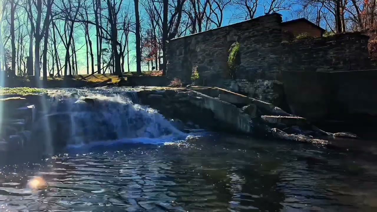 Historic Dilday Mill & Spring 8 Hour Ambient Water Sounds