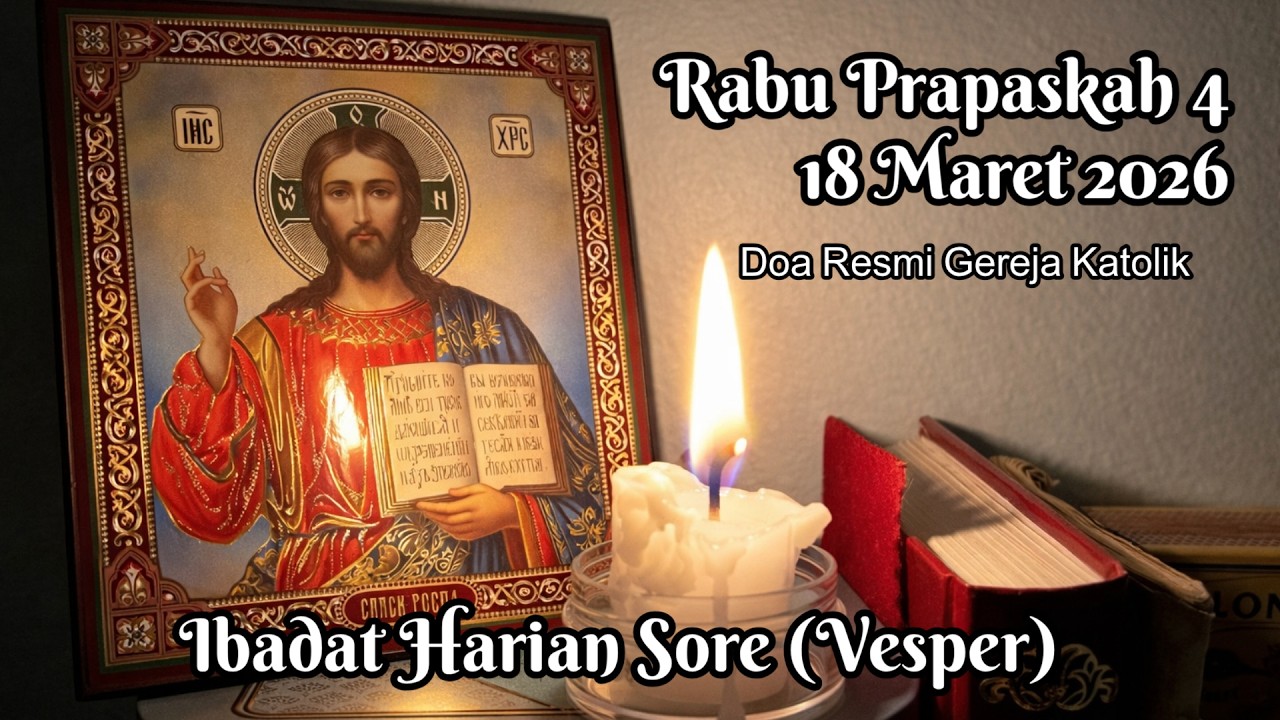 18 Maret 2026 Ibadat Sore Rabu Prapaskah 4