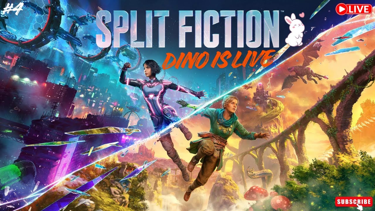 Split Fiction Gameplay🔥| part -4 |Dino Is Live🐰❤️| #gaming #livestreaming #live #youtube #dinoislive