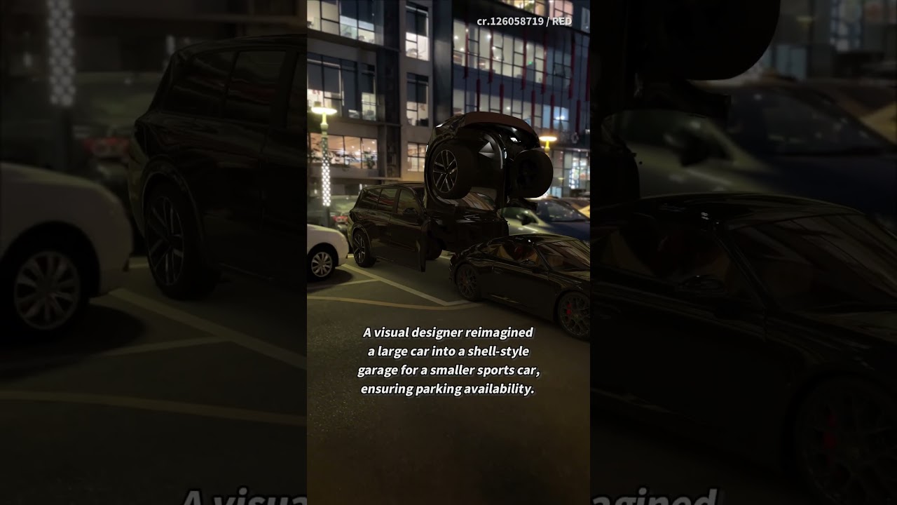 A car-shape garage can guarantee you a parking space.