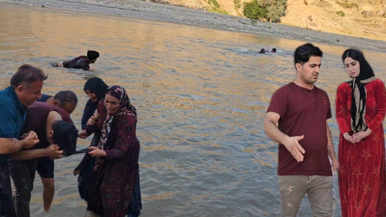 Big doubt: Farzaneh womanAshairi who was carried away by the raging river