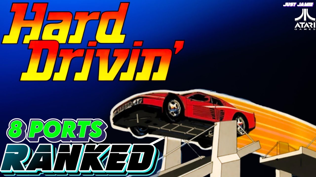 Какую версию Hard Driven' я поставил на первое место? #harddrivin #atarigames #arcadegames