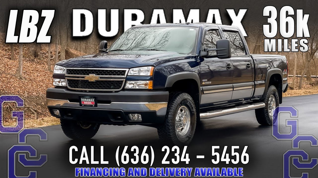 LBZ Duramax For Sale: 2007 Chevrolet Silverado 2500HD 4x4 Diesel With Only 36k Miles