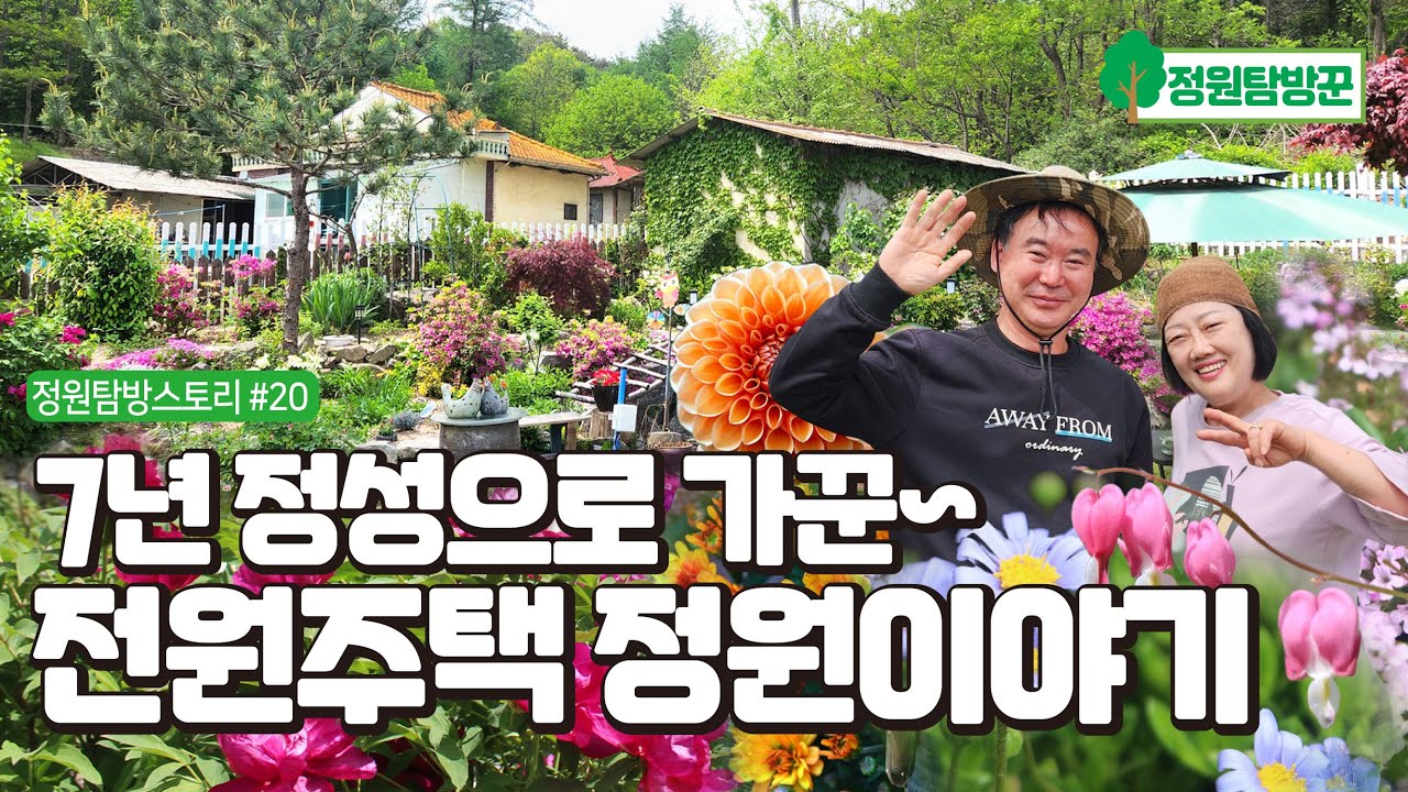 아름다운 전원주택 정원가꾸기 정원식물 추천과 쉬운 마당정원 관리방법