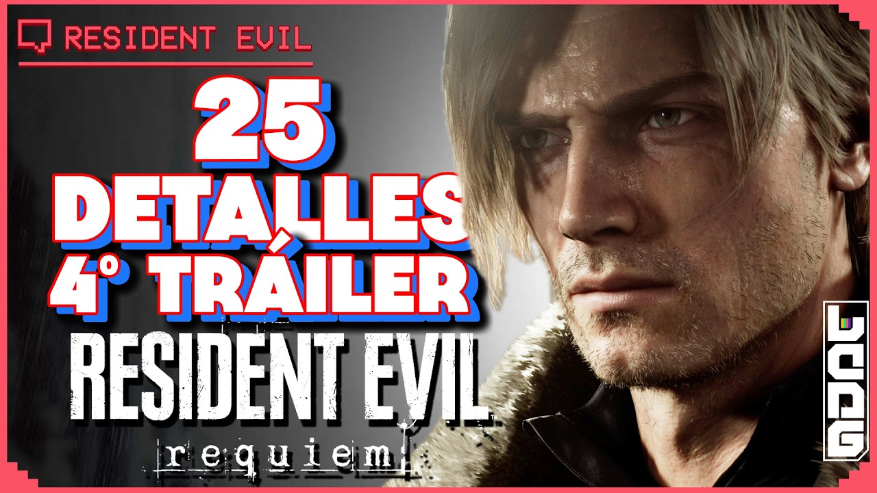 Los 25 DETALLES más ÉPICOS  del 4º TRÁILER de RESIDENT EVIL: REQUIEM
