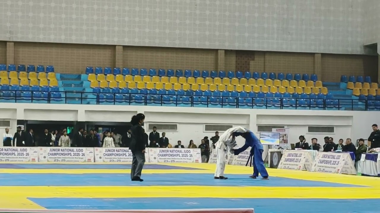 Juniors national judo championship26 Howrah ll -55 category bout ll Punjab vs Telengana 