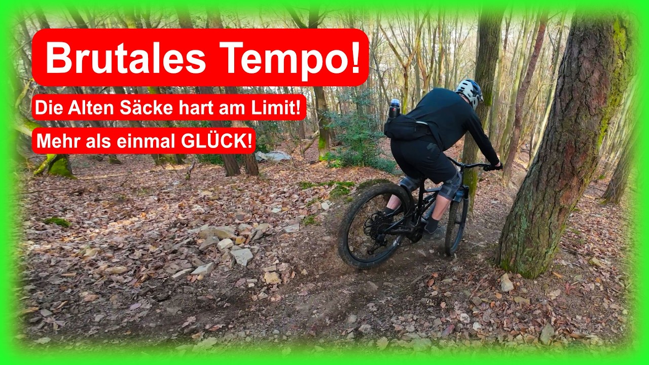 Einer der geilsten Biketage ever. Brutales Tempo für die alten Säcke. Und wieder Glück gehabt!