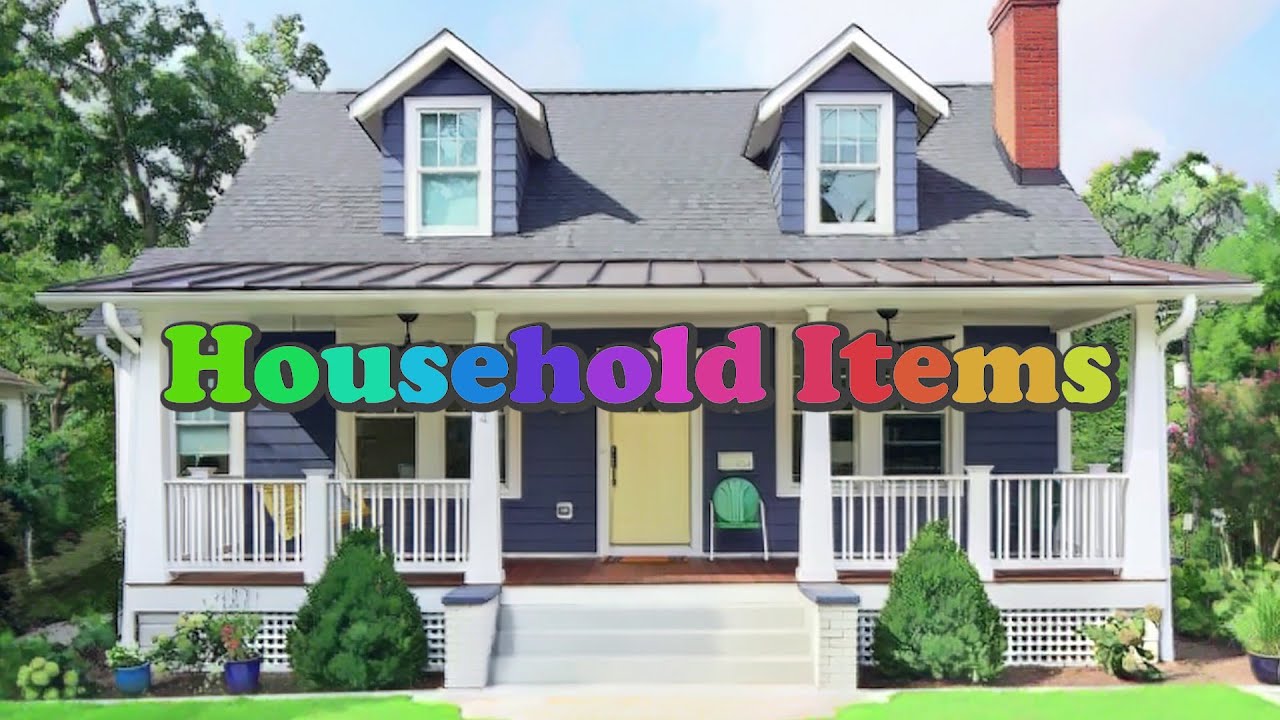 Household Items | ABC | Vocabulary | Words From Alphabets