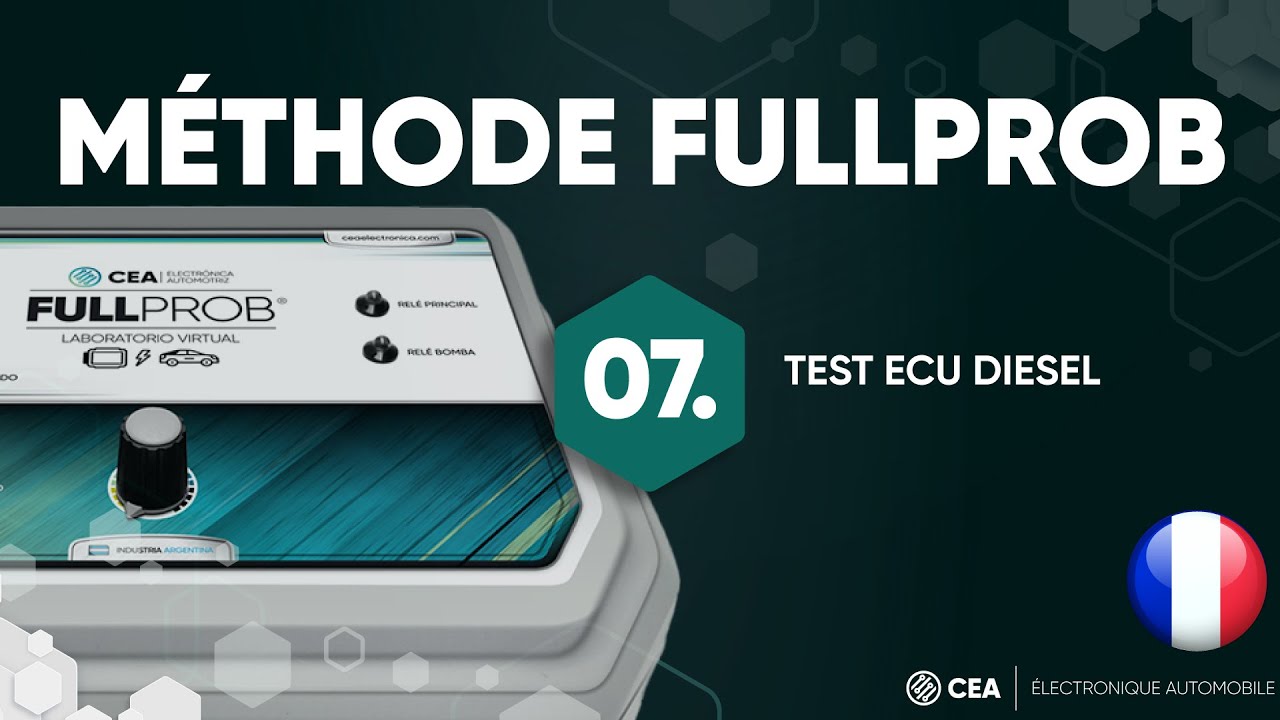 MÉTHODE FULLPROB : TEST DE ECU DIESEL 12V