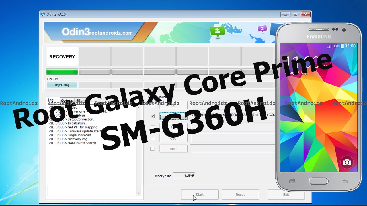 Root Galaxy Core Prime SM-G360H [ Root + Recovery ]