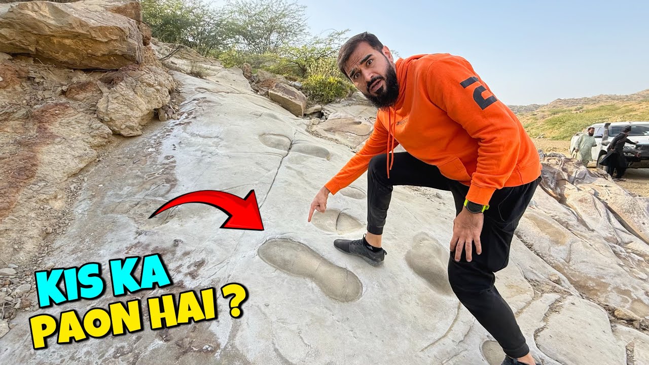Itna bara foot print kiska hai ? 😳 Balochistan adventure trip 🛻