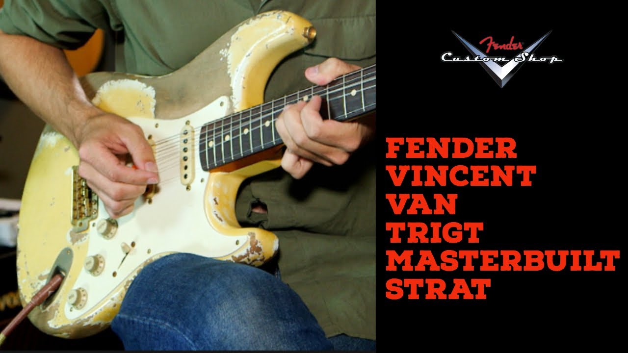 Fender Custom Shop Vincent Van Trigt Stratocaster Aged Olympic White