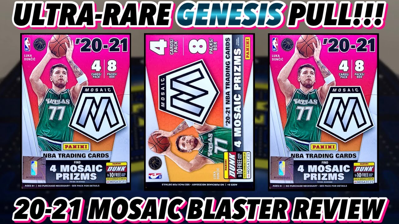 ULTRA-RARE GENESIS PULL!!! | 2020-21 Panini Mosaic Basketball Retail Blaster Box Review x3