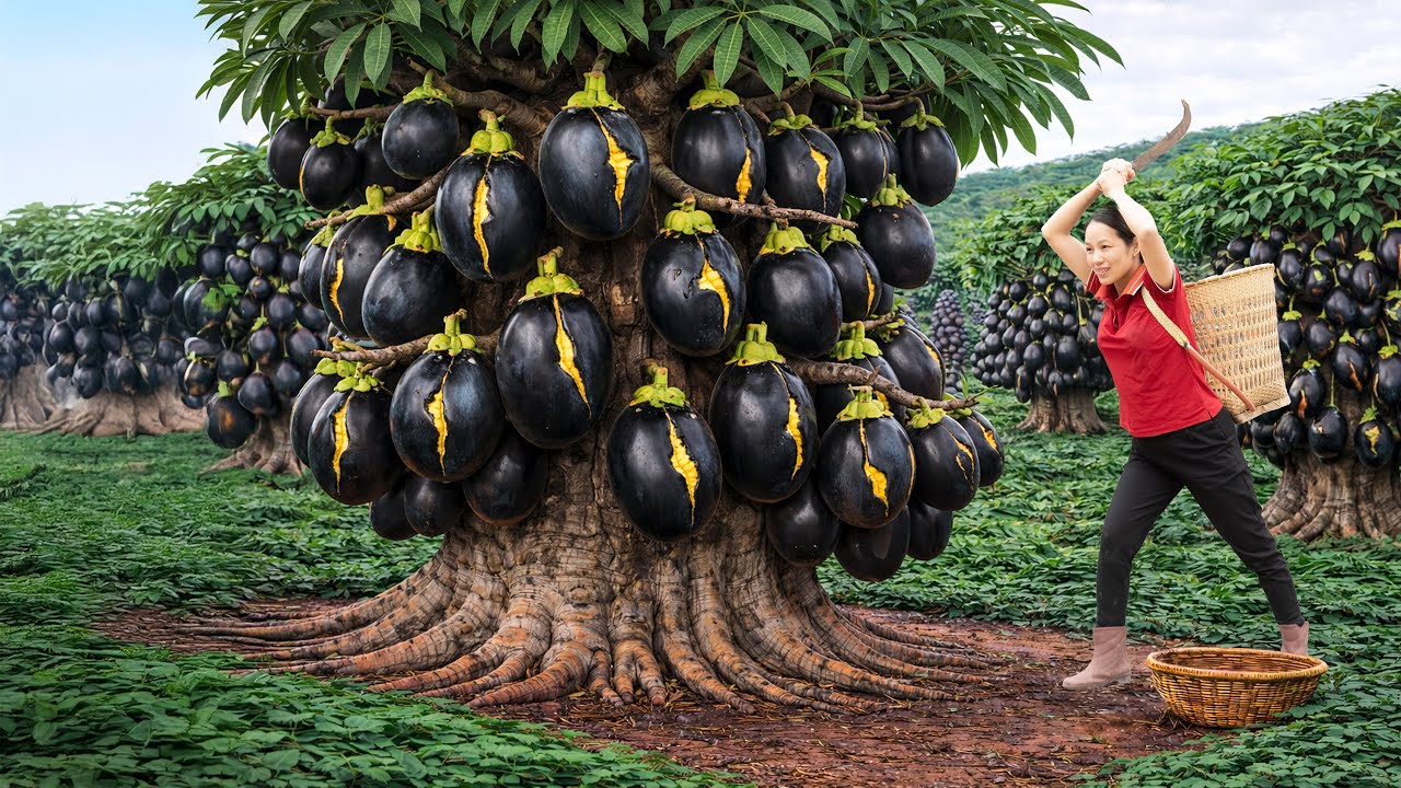 Night Harvest of Rare Black Amazon Mangoes—Sold Out Fast at the Village Market! | Secret Jungle Find