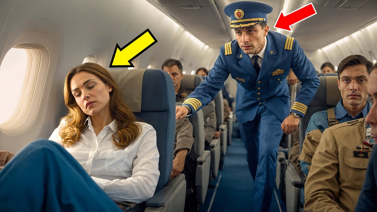 Une femme dormait dans l’avion – jusqu’à ce que le capitaine crie : « Un pilote de chasse à bord ? »