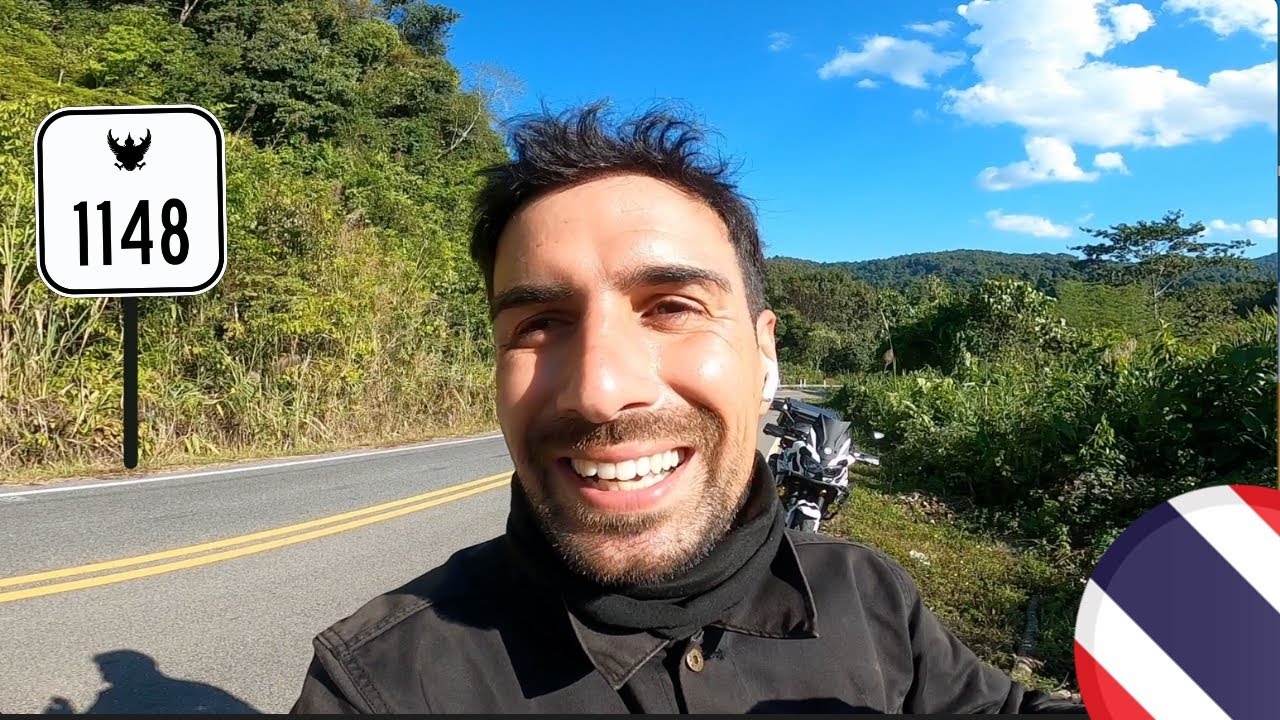 BEST MOTORCYCLE ROUTE IN THAILAND? (ROUTE 1148) Phayao - Nan Motorbike tour | THAILAND VLOG