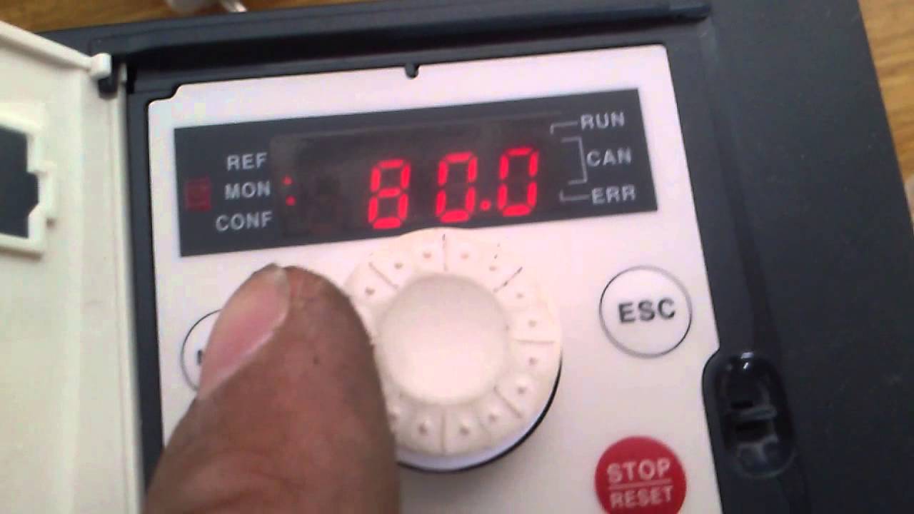 Altivar ATV312HU75N4 Test frequency changer