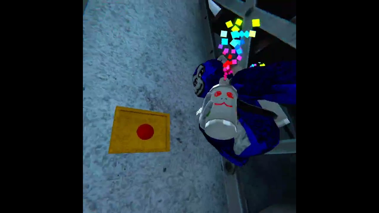 Playing scary baboon, I've never ever seen the Christmas revamp!! 