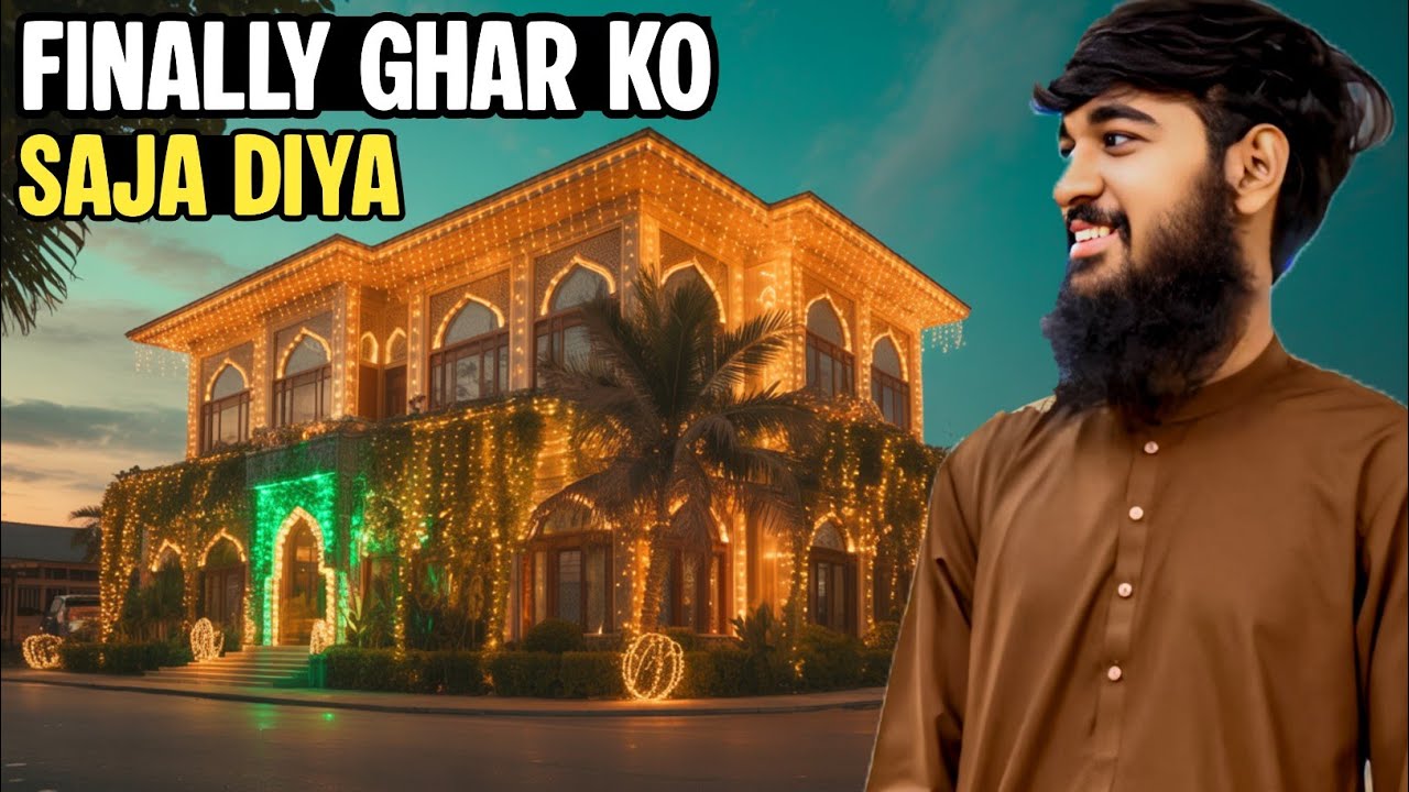 Finally Saj Gaya Hamara Ghar 😍 | world Biggest Celebration ✨| Rabi Ul Awal special