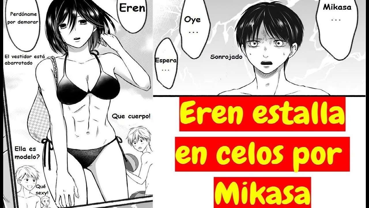 Eren estalla en celos por Mikasa