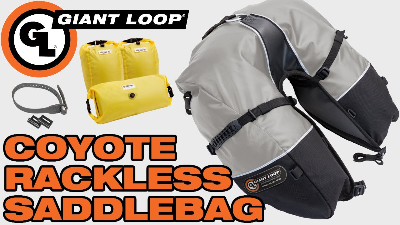 The Giant Loop Coyote Saddlebag: Giant Loop's Original Rackless Saddlebag